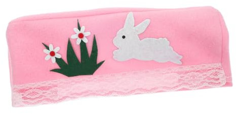 Hemobllo Portafazzoletti in Felpato Design Di Coniglietto Pasquale Portaoggetti Rettangolare Moderno Bagno e Ufficio Organizer Funzionale e Resistente
