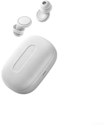 Tapones para los oídos ultra cómodos para dormir con reducción de ruido de 50 dB para noches de descanso y entornos de trabajo enfocados (blanco)