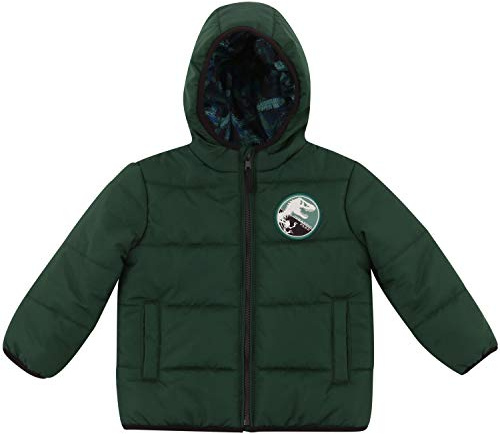 Dreamwave Universal Studios Jurassic Park Toddler Boys Puffer Jacket 3T
