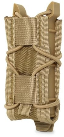 HOUSON Taktische Magazintasche, MOLLE Mag Pouch Magazinbeutel Jagd Magazin Tasche Molle Beutel für 1911 G1ock 9mm Magazin Khaki