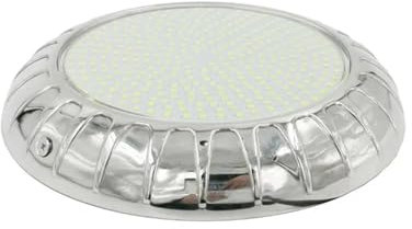 Luz LED de pared de acero inoxidable for piscina, 18W, 304 RGB, luz subacuática for paisaje de piscina, IP68, resistente al agua, 12v, 24v, sumergible for estanque ( Color : Green , Size : 25W AC12V )