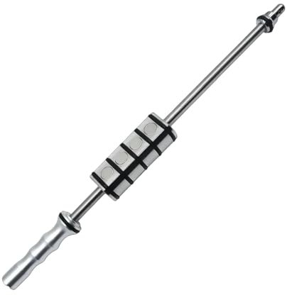 Zqkimzi Estrattore di ammaccature per auto, martello scorrevole magnetico in acciaio inossidabile, strumento per la rimozione delle ammaccature, strumento per la rimozione delle ammaccature