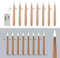Online Fuchs 8 fliegende LED Kerzen mit Fernbedienung und Timer - Flying Candles - Schwebende Christbaumkerzen, Weihnachtskerzen (Champagner)