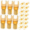 jojofuny 20pcs U-shaped Car Audio Connectors Terminal Blocks Speaker Terminals for Subwoofer Amplifier