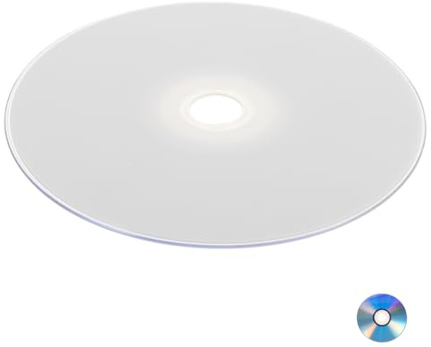 SUPVOX Cd-rw Blank Discs Large Capacity Cd Discs for Music and Audio Recording for Burning Music