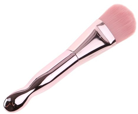 TOPPERFUN Cepillo Aplicador de Herramienta de Maquillaje para Barro Diseño Ergonómico y para Personal y Color Rosa