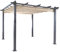 DEMA Pergola Freiburg beige mit Sonnendach