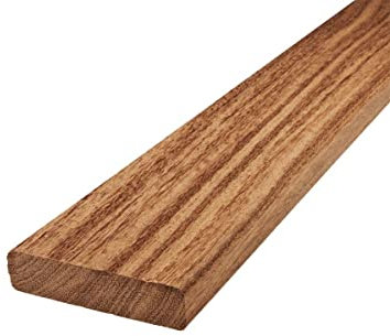 BioMaderas® - Lames de terrasse en Cumaru - Largeur 90 mm - Épaisseur 21 mm - Longueur 213 cm