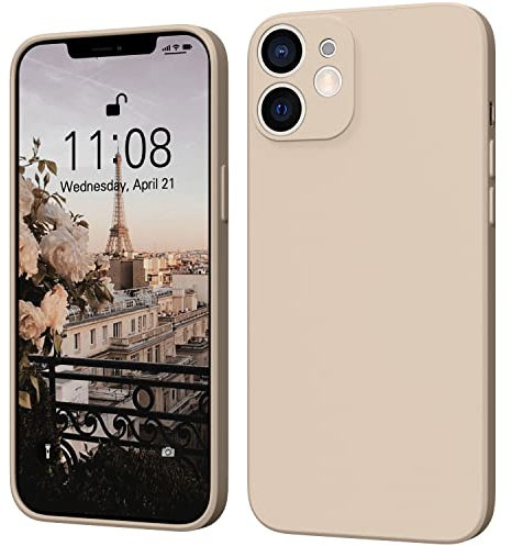 ORDA für iPhone 11 Hülle Silikon Case, Ultra Dünn Slim mit Microfiber, Kratzfeste Rundumschutz Case Schutzhülle für iPhone 11 6.1'' Khaki