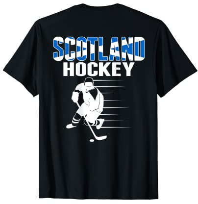Scotland Ice Hockey Lovers Jersey Scottish Hockey Team Fans T-Shirt
