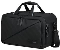American Tourister Take2Cabin - Ryanair 3-Wege-Reisetasche,40 x 20 x 25 cm,25L, Schwarz (Black)