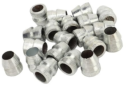 20 PZ Manico Rotondo di Sicurezza Manico Martello Cunei Manico Rotondo Ascia Cuneo Manico Conico Cuneo in Acciaio Kit Cuneo Metallico per Martello Ascia Manico a Slitta (16mm)