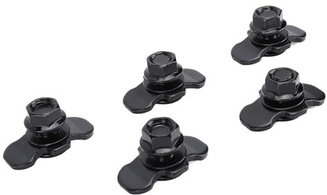 Perno Filettato a Doppia Aletta per Binario a L, Raccordo per Bullone Filettato Antiruggine per Carichi Elevati Utilizzare con Binari a L M10x20mm per Controllo del Carico del