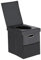 HSYFUNA Campingtoilette, Tragbare Campingtoilette, Mobile Toilette, Tragkraft bis zu 300kg (Schwarz)
