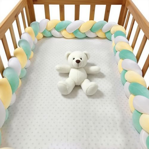GYCS Paracolpi Sponda Sponde Anticaduta, Letto A Treccia Cuscino, Cuscini Intrecciato Annodato, Serpente Letto Cuscino, Cuscino Coccoloso Soffice Intrecciato,A14,100cm