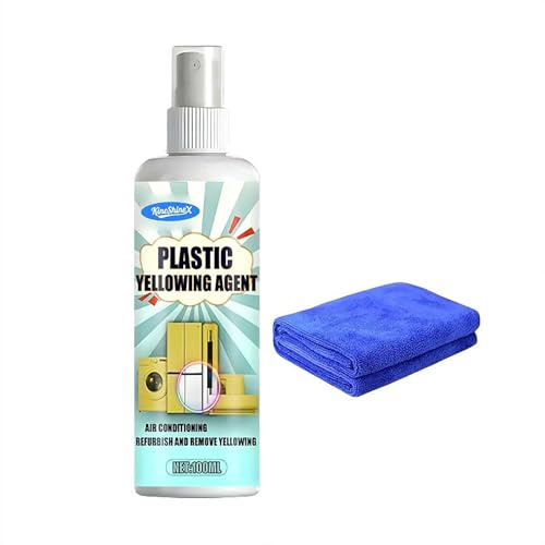 2026 Powerful Yellowing Remover 100ml Anti Oxidation Cleaner - for Ac Units, Washing Machines & Car Trim, Renovation Stain Remover for Plastic & Surfaces, Safe Not Corrosive Formulas