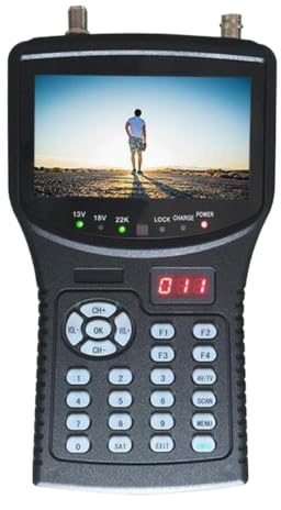 Satellitsökare, 2st TV-mottagare Satellitmottagare Spelare Kamera KPT-955G+4,3-tums Panantennsignaltestare AHD Usb Dvb S/s2 Box Core Display Högupplöst LCD-skärm,signalmätning