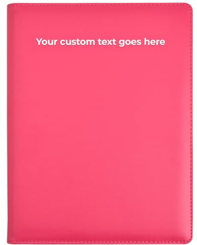 Arpan Personalised Text A4 Certificate & Presentation Folder – Document File, Portfolio Book, Binder, Birth & Graduation Certificate Holder A4, Professional Conference Display Book