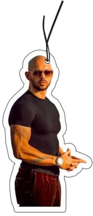 2 x albero profumato Andrew Tate Top G, dispenser di profumo auto, albero profumato auto tuning, auto freshener, ciondolo profumato auto