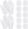 JTKREW 12 Paia Di Guanti In Cotone Bianco Per Donne Uomini Idratanti Durante La Notte Coricarsi Guariscono Eczema Lozione Dormire Mani Cure Termali Riparazione Ruvida Screpolata Secca Pelle