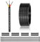 20 AWG 3x0,5mm² 3 Adriges Kabel 7,62 Meter, 20 AWG 3 adrig Draht aus verzinntem Kupfer, PVC 20AWG 3 adrig für DC 5V/12V/24V, LED-Beleuchtung, Verlängerungskabel, kfz usw, CE Zertifizierung