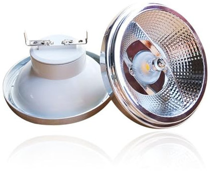 JHXHFJXZ Lampadina a LED AR111 12W GU10 G53 Modulo di illuminazione 3000K-6000K Adatto per garage, magazzini, fabbriche(Warm White 3000K,G53)