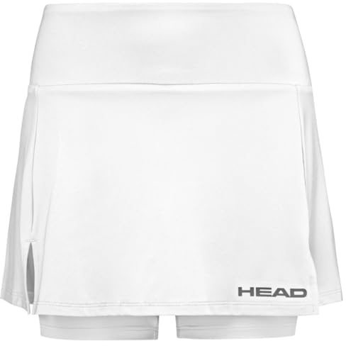 HEAD Club Basic Skort W Skirts Femme Blanc FR : S (Taille Fabricant : S)