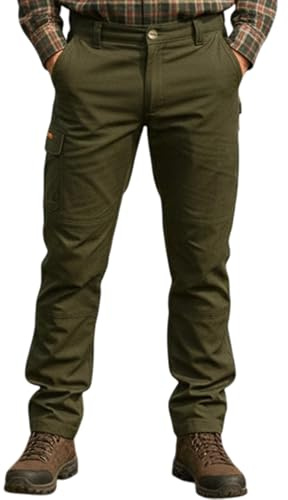 Game Mens Waterproof Aston Pro Hunting Trousers | Green HB320 (34)