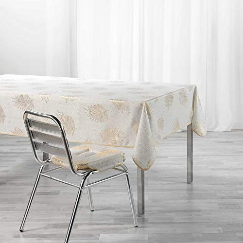 Douceur d'Intérieur Sunny Gold - Ropa de Mesa, Multicolor, 145 x 240 cm