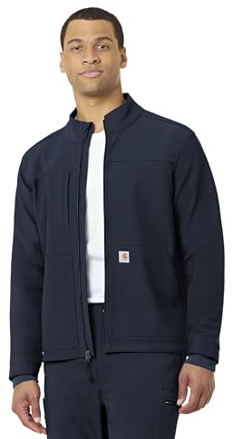 Carhartt Robust Flex modern passform vätskebeständig bunden fleecejacka, marinblå, L, Marinblått Xsp, L