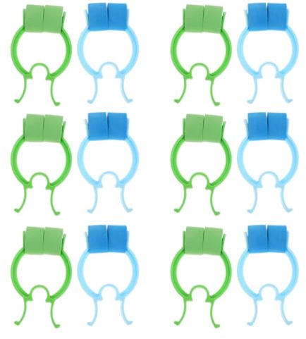 Beavorty 12 clips de corrección de nariz para hemorragias nasales, abrazadera de sangrado nasal, tapón de sangrado nasal, clip nasal, pinzas nasales para hemorragias nasales, epistaxis, hombre, tapón