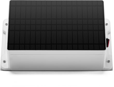 Weidezaungerät Solar, Briidea 9 Km Solar WeidezaungeräT, 0,2 Joules, IP66 Wasserdicht, Kostensparend, Schutz Für Gartenzaun Vor Wildtieren