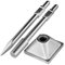 Manual Jack, Jack Hammer Toolset with Hex Shank Sharp Chisel and Compactor Plate Suitable for Lawn Leveling Tamper and Asphalt Tools