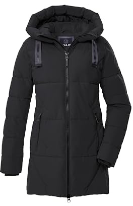 G.I.G.A. DX quiltad damparkas/funktionsparka med huva GW 30 WMN QLTD PRK, svart, 44, 43532-000
