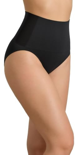 Risalti Braga Faja Reductora Mujer Vientre Plano Alta - Braga Moldeadora Sin Costuras ni Etiquetas, Invisible Bajo la Ropa, Microfibra - Made in Italy
