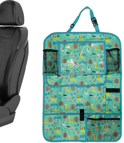 Baksätesorganisatör för Bil Oxfordtyg med Justerbara Remmar och Rymlig