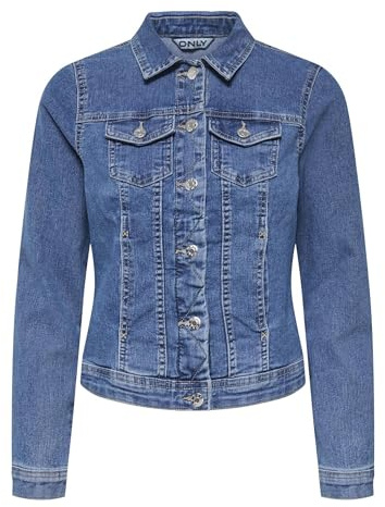 ONLY damjeansjacka ONLWONDER jeansjacka, Mellanblå denim, XL