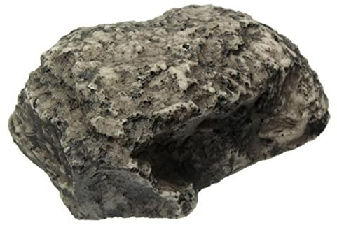 Laluky Stone Key Storage Box, Spare Key Holder, Fake Rock Hide Box, Funny Garden Decor, Safe Simulation Stone Storage Case for Outdoor Garden Yard (Size: 7 * 8 cm)