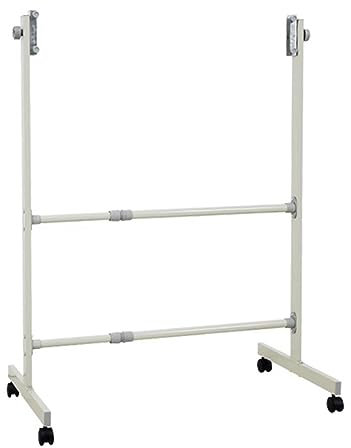 LOOQS Beweglicher Ständer für 60x90cm Dry Erase Board, 360°-Flip und höhenverstellbare Rolling Whiteboard Stand für Schulbüro Classroom, Stand Only
