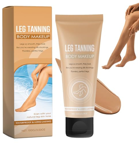 JOKILY Kroppsben Smink Vattentät, 100 g, Bronz, Kräm, Ingen Överföring, Concealer För Kroppen, Vattentät Primer, Felfri Hud Perfekt För Kroppsmakeup