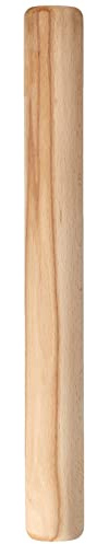 DEMOLLI Mattarello 40cm Faggio naturale non trattato, beige no manici, qualità italiana, stendere la sfoglia, pasta fatta in casa