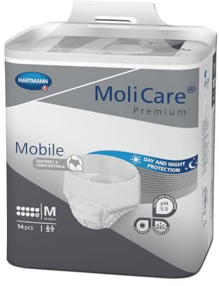 MoliCare® Premium Mobile 10 Tropfen - Gr. Medium - Inkontinenzhosen von Paul Hartmann AG