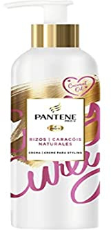 Pantene Pro-V Crema de Peinar para Rizos con Movimiento Nutritiva y Protectora Frente Al Calor, con Aceite de Coco, 235 ml