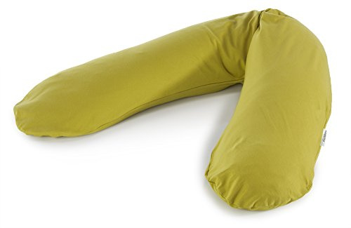 Theraline Coussin d'allaitement original avec rembourrage en épeautre - Couleur : 14 roseaux