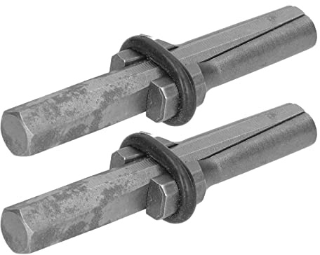 ZJchao Rock Splitting Wedges, Splitting Wedge Widely Application 2PCS 14mm Masonry Chisels Manually Separate Stones, Rocks, Marble and Concrete