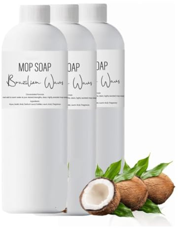 Nouveau savon pour serpillière Vague Brésilienne, spécialement formulé pour le nettoyage des sols, parfum longue durée, produit multi-usages pour la salle de bain et la cuisine.