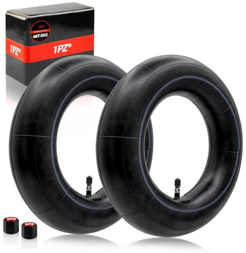 1PZ UK4-48B 2 Pack of 4.80/4.00-8 8 Inner Tube for 8 Inch Wheelbarrow Minibike Go Kart Mower Hand Truck Cart Trailer Trolley Tire Tyre with TR13 Straight Valve