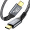 240W Cavo USB4 per Cavo Thunderbolt 4, Cavo USB C USB C 40Gbps Trasferimento Dati, 8K@60Hz, Cavo USB C Ricarica Rapida PD3.1 per Macbook Pro/iPad mini/Samsung/Huawei Mate(1.2M)