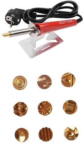 24St Holzbrandmalerei Set Lederbrandmalerei Set Brandmalerei Stift Set Bausatz für Holzverbrennung Brandmalstift aus Holz Britische Regulierung Pyrographie-Stift Eisen einstellen
