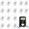 Appliance Wheels,Castor Wheels,16 Pcs Self Adhesive Caster Wheel,360 Degree Free Rotation Appliance Rollers Small Castors for Storage Boxes Small Furniture Ashcan Kitchen